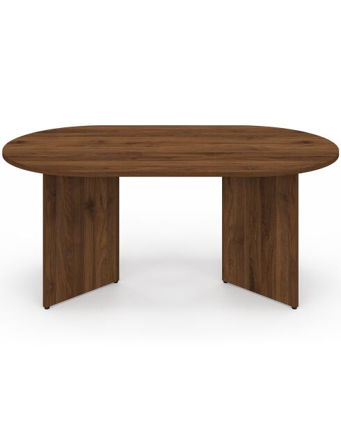 Tavolino Gabin effetto noce - 110x60 cm