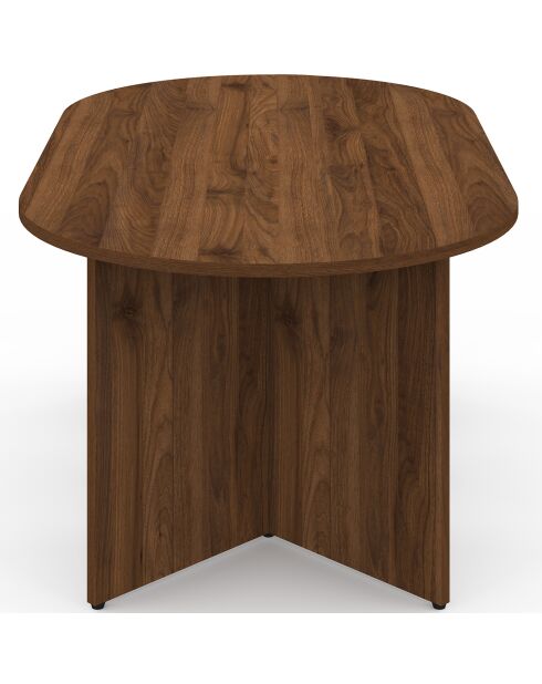 Tavolino Gabin effetto noce - 110x60 cm