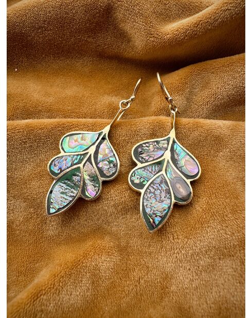 Boucles d'oreilles 1 Terres solaires édition 2 feuilles