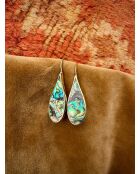 Boucles d'oreilles 1 Terres solaires édition 5 gouttes