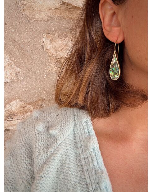 Boucles d'oreilles 1 Terres solaires édition 5 gouttes