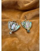 Boucles d'oreilles 1 Terres solaires Edition 3 fleurs