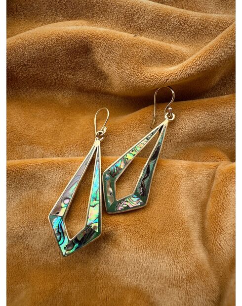 Boucles d'oreilles 1 Terres solaires édition 4 losanges