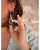 Boucles d'oreilles 1 Terres solaires édition 4 losanges
