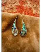 Boucles d'oreilles 1 Terres solaires Edition 6 gouttes incurvées