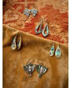 Boucles d'oreilles 1 Terres solaires Edition 6 gouttes incurvées