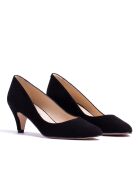 Escarpins à Talon : en daim Maria noirs - Talon : 5,5cm