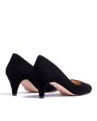 Escarpins à Talon : en daim Maria noirs - Talon : 5,5cm