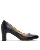 Escarpins Carole en cuir napa noirs