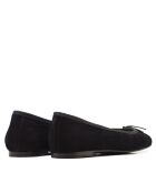 Ballerines en daim Marianela noires