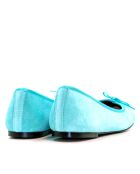 Ballerines en daim Marianela aqua
