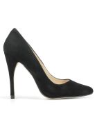 Escarpins à Talon : en daim Heidi noirs - Talon : 9,5cm