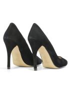 Escarpins à Talon : en daim Heidi noirs - Talon : 9,5cm
