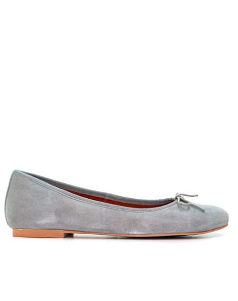 Ballerines en daim Marianela grises