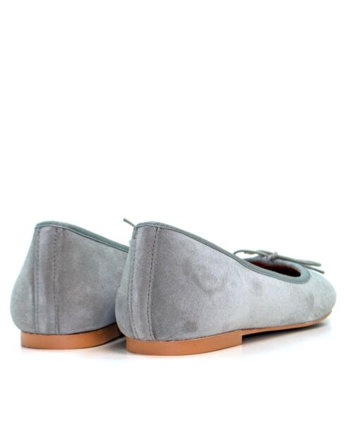 Ballerines en daim Marianela grises