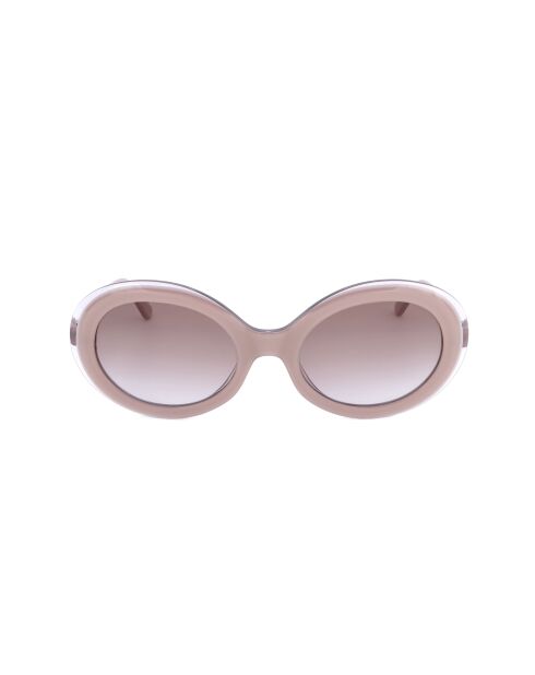 Lunette de soleil KL6058S beige rose trilayer