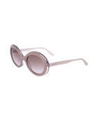 Lunette de soleil KL6058S beige rose trilayer