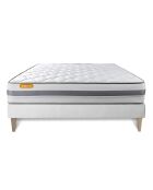 Ensemble matelas et sommier Memo Spring blanc - 160x200 cm