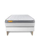 Ensemble matelas et sommier Memo Zen blanc - 90x190 cm