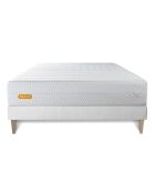 Ensemble matelas et sommier Memo Bio blanc - 140x200 cm