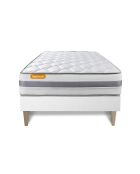 Ensemble matelas et sommier Memo Spring blanc - 90x190 cm