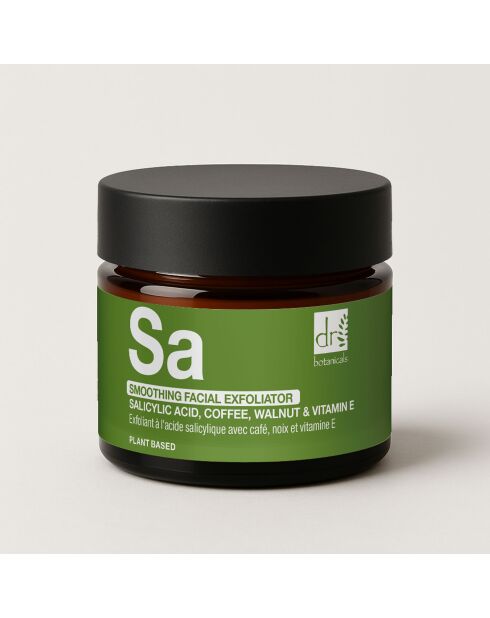 Exfoliant anti-âge à l'acide salicylique, café, noix et vitamine E - 30 ml