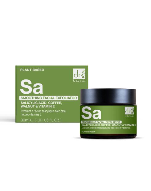 Exfoliant anti-âge à l'acide salicylique, café, noix et vitamine E - 30 ml