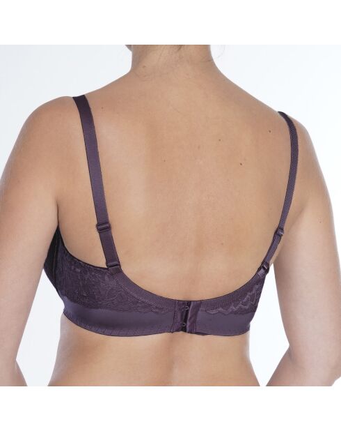 Soutien-gorge rembourré à armatures Elizabeth confiture de cassis