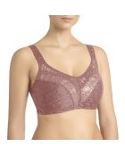 Soutien-gorge sans armatures Mary-Anna rose de café