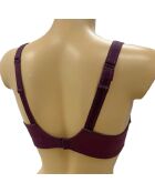 Soutien-gorge souple à armatures Alex-Sandra raisin noir