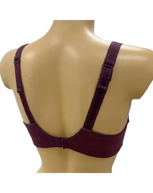 Soutien-gorge souple à armatures Alex-Sandra raisin noir