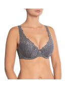 Soutien-gorge rembourré à armatures Catharina perle noire