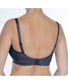 Soutien-gorge rembourré à armatures Elizabeth saphir