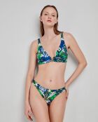Culotte bikini imprimé tribal multicolore
