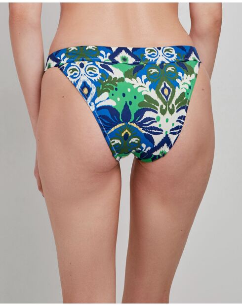 Culotte bikini imprimé tribal multicolore