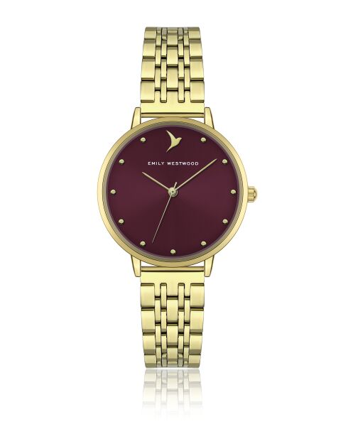 Montre analogique  en Acier EKK-5714GQ dorée