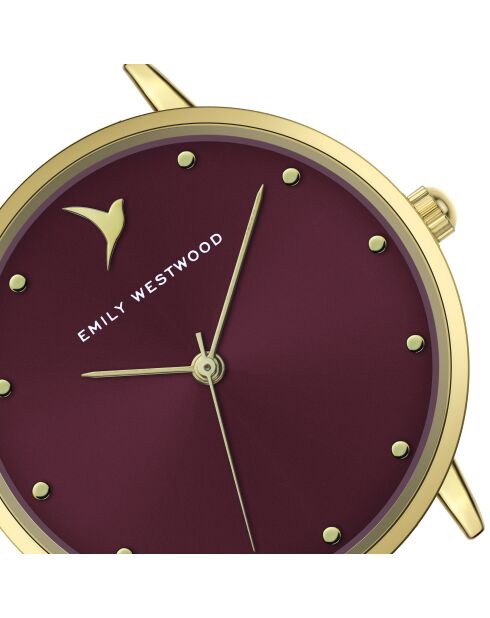 Montre analogique  en Acier EKK-5714GQ dorée