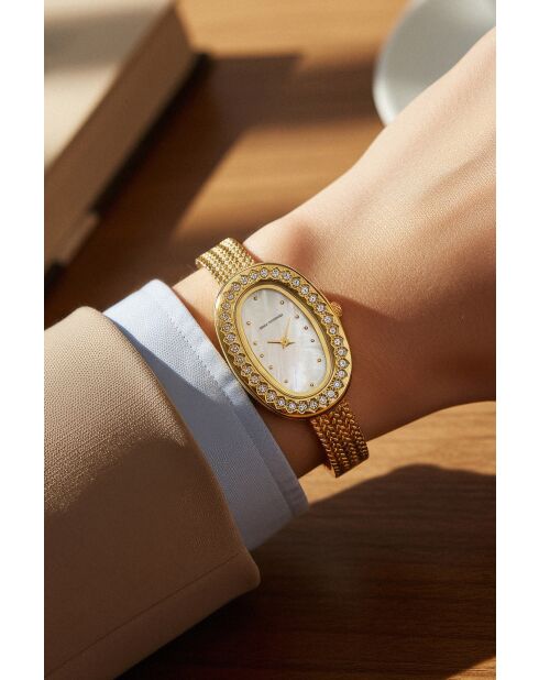 Montre analogique  en Acier EKR-5910G dorée