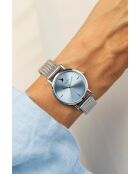 Montre analogique  en Acier EKE-5914SQ argentée