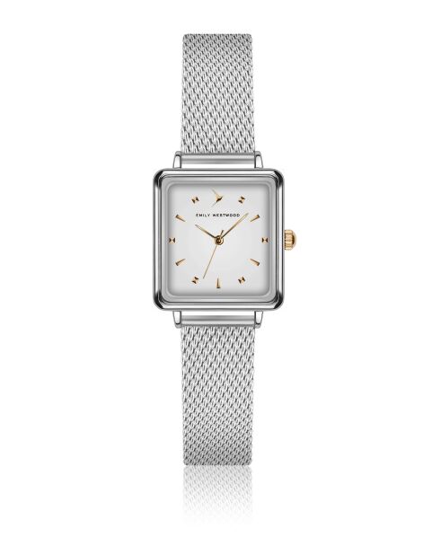 Montre analogique  en Acier EHB-2514 argentée
