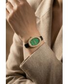 Montre analogique  en cuir EKT-BC001Q10G noire