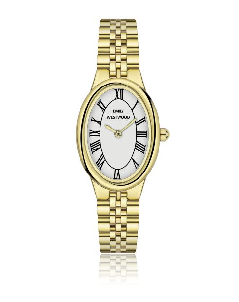 Montre analogique  en Acier EKU-X001 dorée
