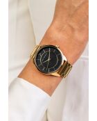 Montre analogique  en Acier EHW-4218GQ dorée
