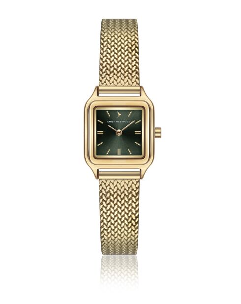 Montre analogique  en Acier EFW-5914GQ dorée