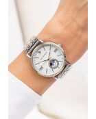 Montre analogique  en Acier EKA-5718SQ argentée