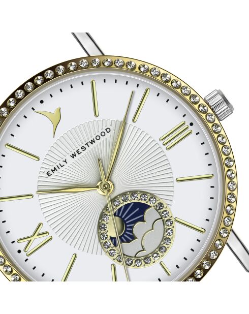 Montre analogique  en Acier EKA-5718SQ argentée