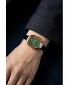 Montre analogique  en cuir EHZ-BC001Q10G noire