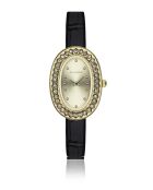 Montre analogique  en cuir EKS-BC001Q10G noire