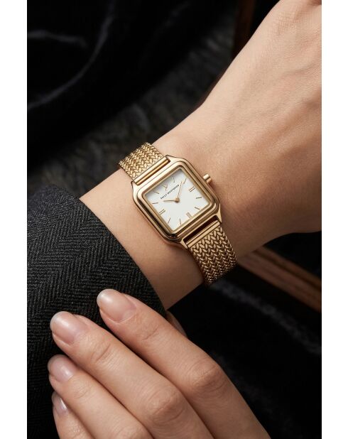 Montre analogique  en Acier EFV-5914GQ dorée