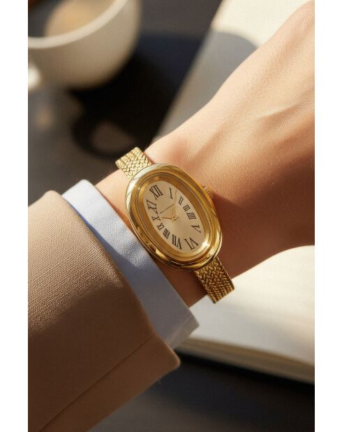 Montre analogique  en Acier EWFFU2-5910G dorée